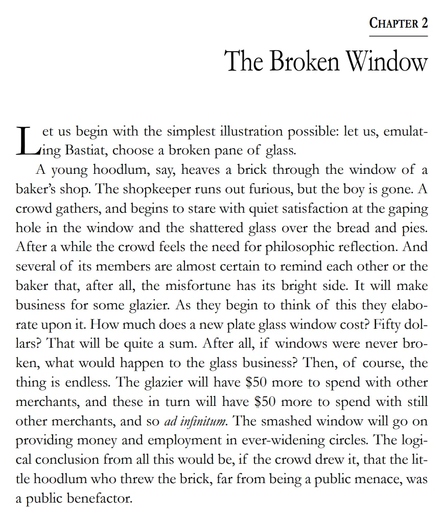 CHAPTER 2: The Broken Window