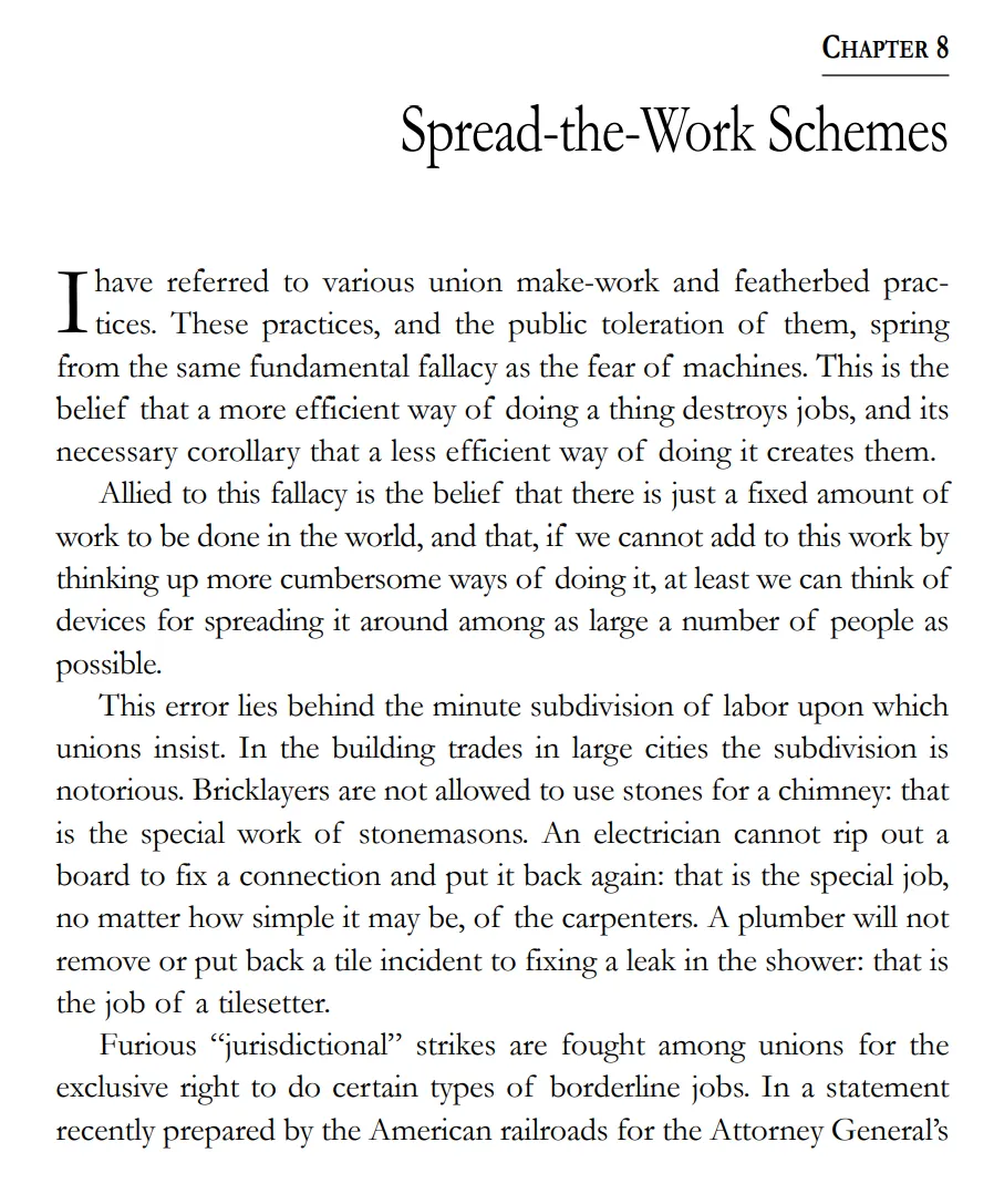 CHAPTER 8: Spread-the-Work Schemes