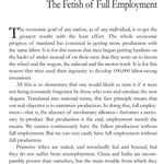 CHAPTER 10: The Fetish of Full Employment