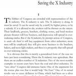 CHAPTER 14: Saving the X Industry