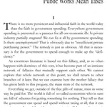 CHAPTER 4: Public Works Mean Taxes